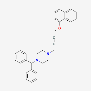 1-Benzhydryl-4-[4-(1-naphthyloxy)-2-butynyl]piperazine