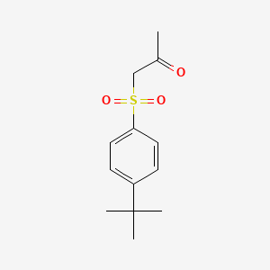 molecular formula C13H18O3S B2894715 1-[(4-叔丁基苯基)磺酰基]丙-2-酮 CAS No. 1018301-96-6