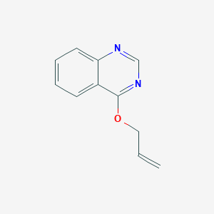 molecular formula C11H10N2O B2894719 喹唑啉，4-(2-丙烯-1-氧基)- CAS No. 57643-75-1