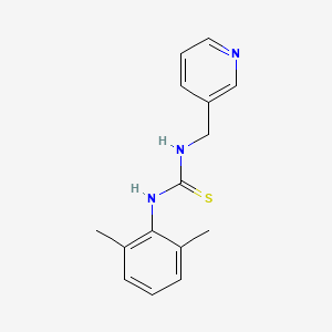 molecular formula C15H17N3S B2894735 1-(2,6-Dimethylphenyl)-3-(pyridin-3-ylmethyl)thiourea CAS No. 675105-21-2