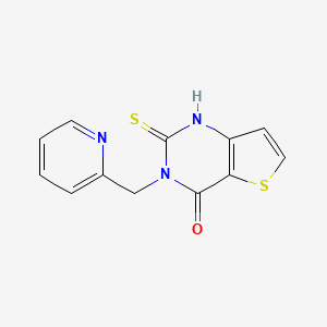 3-(2-pyridylmethyl)-2-sulfanylthieno[3,2-d]pyrimidin-4(3H)-one