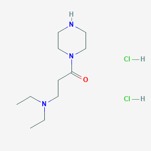 3-(Diethylamino)-1-(piperazin-1-yl)propan-1-one dihydrochloride