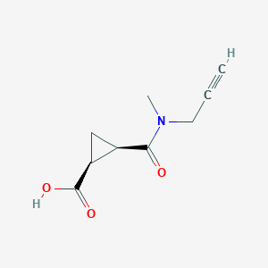 (1S,2R)-2-[Methyl(prop-2-ynyl)carbamoyl]cyclopropane-1-carboxylic acid