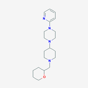 1-(pyridin-2-yl)-4-(1-((tetrahydro-2H-pyran-2-yl)methyl)piperidin-4-yl)piperazine