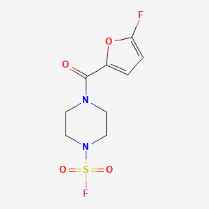 4-(5-Fluorofuran-2-carbonyl)piperazine-1-sulfonyl fluoride