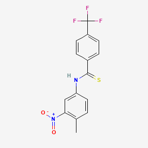 N-(4-Methyl-3-nitrophenyl)-4-(trifluoromethyl)benzothioamide