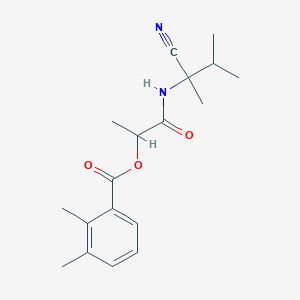 1-[(1-Cyano-1,2-dimethylpropyl)carbamoyl]ethyl 2,3-dimethylbenzoate