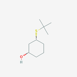 (1S,3R)-3-Tert-butylsulfanylcyclohexan-1-ol