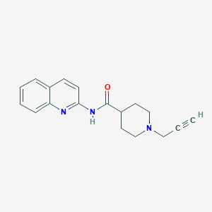 1-Prop-2-ynyl-N-quinolin-2-ylpiperidine-4-carboxamide