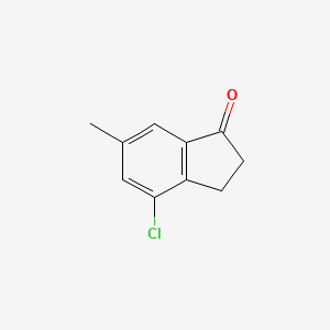 molecular formula C10H9ClO B2894807 4-Chloro-6-methyl-2,3-dihydro-1H-inden-1-one CAS No. 174603-62-4