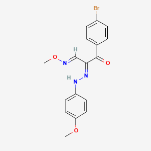 3-(4-bromophenyl)-2-[2-(4-methoxyphenyl)hydrazono]-3-oxopropanal O-methyloxime