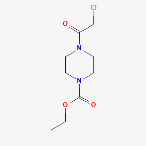 molecular formula C9H15ClN2O3 B2894823 Ethyl 4-(2-chloroacetyl)piperazine-1-carboxylate CAS No. 40981-17-7