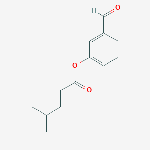 (3-Formylphenyl) 4-methylpentanoate