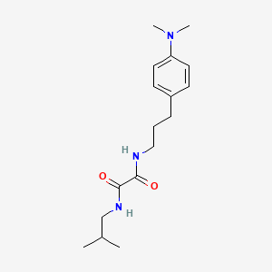 molecular formula C17H27N3O2 B2894871 N1-(3-(4-(dimethylamino)phenyl)propyl)-N2-isobutyloxalamide CAS No. 953987-96-7