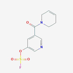 3-(3,6-Dihydro-2H-pyridine-1-carbonyl)-5-fluorosulfonyloxypyridine