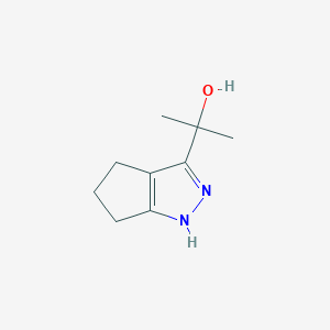 2-(1,4,5,6-Tetrahydrocyclopenta[c]pyrazol-3-yl)propan-2-ol