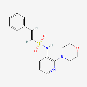 (E)-N-(2-morpholin-4-ylpyridin-3-yl)-2-phenylethenesulfonamide