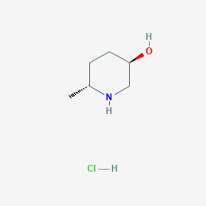 (3R,6R)-6-Methylpiperidin-3-ol hydrochloride