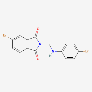 5-bromo-2-{[(4-bromophenyl)amino]methyl}-1H-isoindole-1,3(2H)-dione