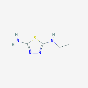 molecular formula C4H8N4S B2894952 N-Ethyl-1,3,4-thiadiazole-2,5-diamine CAS No. 79010-42-7