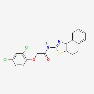 2-(2,4-dichlorophenoxy)-N-(4,5-dihydronaphtho[1,2-d]thiazol-2-yl)acetamide