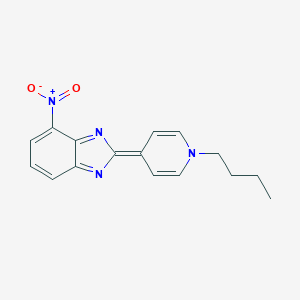 molecular formula C16H16N4O2 B289499 2-(1-butyl-1lambda~5~-pyridin-4-yl)-4-nitro-1H-benzimidazole 
