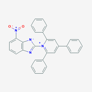 molecular formula C30H20N4O2 B289501 4-nitro-2-(2,4,6-triphenyl-1lambda~5~-pyridin-1-yl)-1H-benzimidazole 
