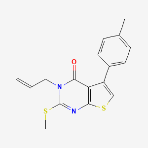 3-allyl-2-(methylthio)-5-(p-tolyl)thieno[2,3-d]pyrimidin-4(3H)-one