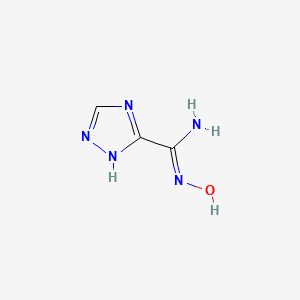 molecular formula C3H5N5O B2895027 N'-hydroxy-4H-1,2,4-triazole-3-carboximidamide CAS No. 926241-76-1