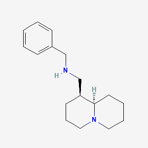 molecular formula C17H26N2 B2895037 N-benzyl-1-[(1S,9aR)-octahydro-2H-quinolizin-1-yl]methanamine CAS No. 2193462-17-6