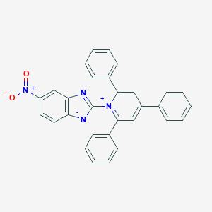 molecular formula C30H20N4O2 B289504 5-nitro-2-(2,4,6-triphenyl-1lambda~5~-pyridin-1-yl)-1H-benzimidazole 