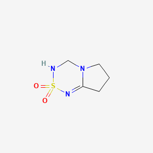 B2895040 4,6,7,8-Tetrahydro-3H-pyrrolo[2,1-c][1,2,4,6]thiatriazine 2,2-dioxide CAS No. 1254099-88-1