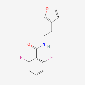 2,6-difluoro-N-(2-(furan-3-yl)ethyl)benzamide