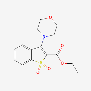 Ethyl 3-(morpholin-4-yl)-1-benzothiophene-2-carboxylate 1,1-dioxide