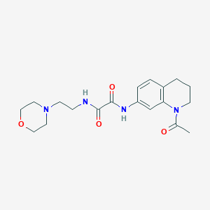 N'-(1-acetyl-3,4-dihydro-2H-quinolin-7-yl)-N-(2-morpholin-4-ylethyl)oxamide