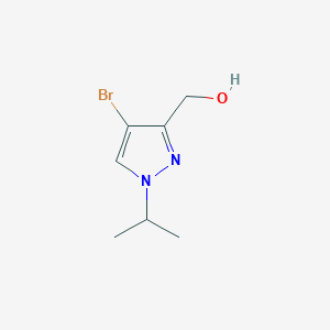 molecular formula C7H11BrN2O B2895083 (4-Bromo-1-isopropyl-1H-pyrazol-3-yl)methanol CAS No. 2101197-42-4