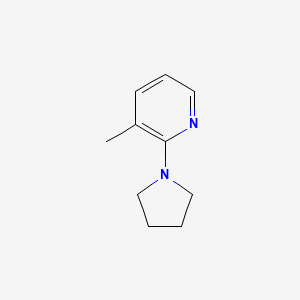 3-Methyl-2-(pyrrolidin-1-yl)pyridine