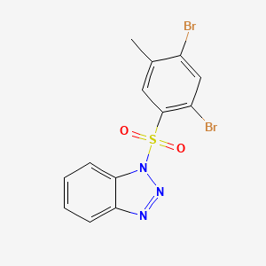 1-(Benzotriazolylsulfonyl)-2,4-dibromo-5-methylbenzene