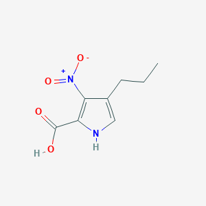 molecular formula C8H10N2O4 B2895105 3-nitro-4-propyl-1H-pyrrole-2-carboxylic Acid CAS No. 866043-56-3