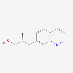 (2R)-2-Methyl-3-quinolin-7-ylpropan-1-ol