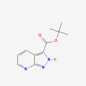 1h-Pyrazolo[3,4-b]pyridine-3-carboxylic acid,1,1-dimethylethyl ester
