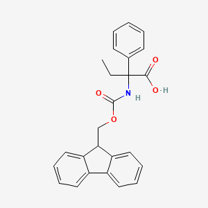 2-({[(9H-fluoren-9-yl)methoxy]carbonyl}amino)-2-phenylbutanoic acid
