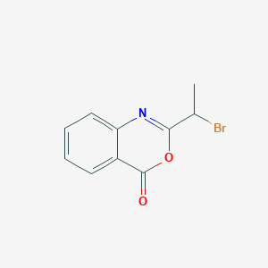 molecular formula C10H8BrNO2 B289513 2-(1-bromoethyl)-4H-3,1-benzoxazin-4-one 