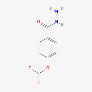 molecular formula C8H8F2N2O2 B2895147 4-(Difluoromethoxy)benzohydrazide CAS No. 126767-63-3