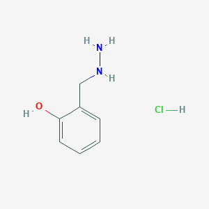 2-(Hydrazinylmethyl)phenol;hydrochloride