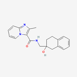 N-((2-hydroxy-1,2,3,4-tetrahydronaphthalen-2-yl)methyl)-2-methylimidazo[1,2-a]pyridine-3-carboxamide