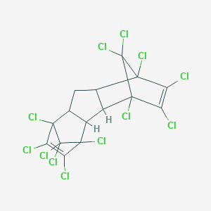 molecular formula C15H6Cl12 B028952 1,2,3,4,5,6,7,8,10,10,11,11-十二氯-4,4a,4b,5,8,8a,9,9a-八氢-1h-1,4:5,8-二甲烷芴 CAS No. 13560-91-3