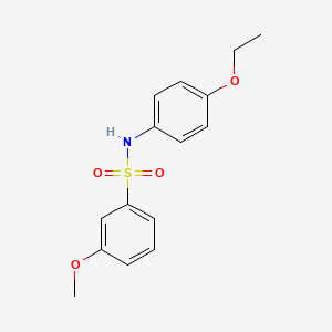 molecular formula C15H17NO4S B2895204 N-(4-ethoxyphenyl)-3-methoxybenzenesulfonamide CAS No. 670271-45-1