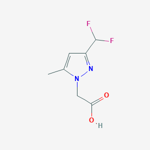 [3-(difluoromethyl)-5-methyl-1H-pyrazol-1-yl]acetic acid