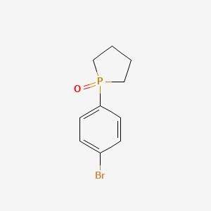 molecular formula C10H12BrOP B2895249 1-(4-Bromophenyl)-1lambda5-phospholane 1-oxide CAS No. 2375270-98-5